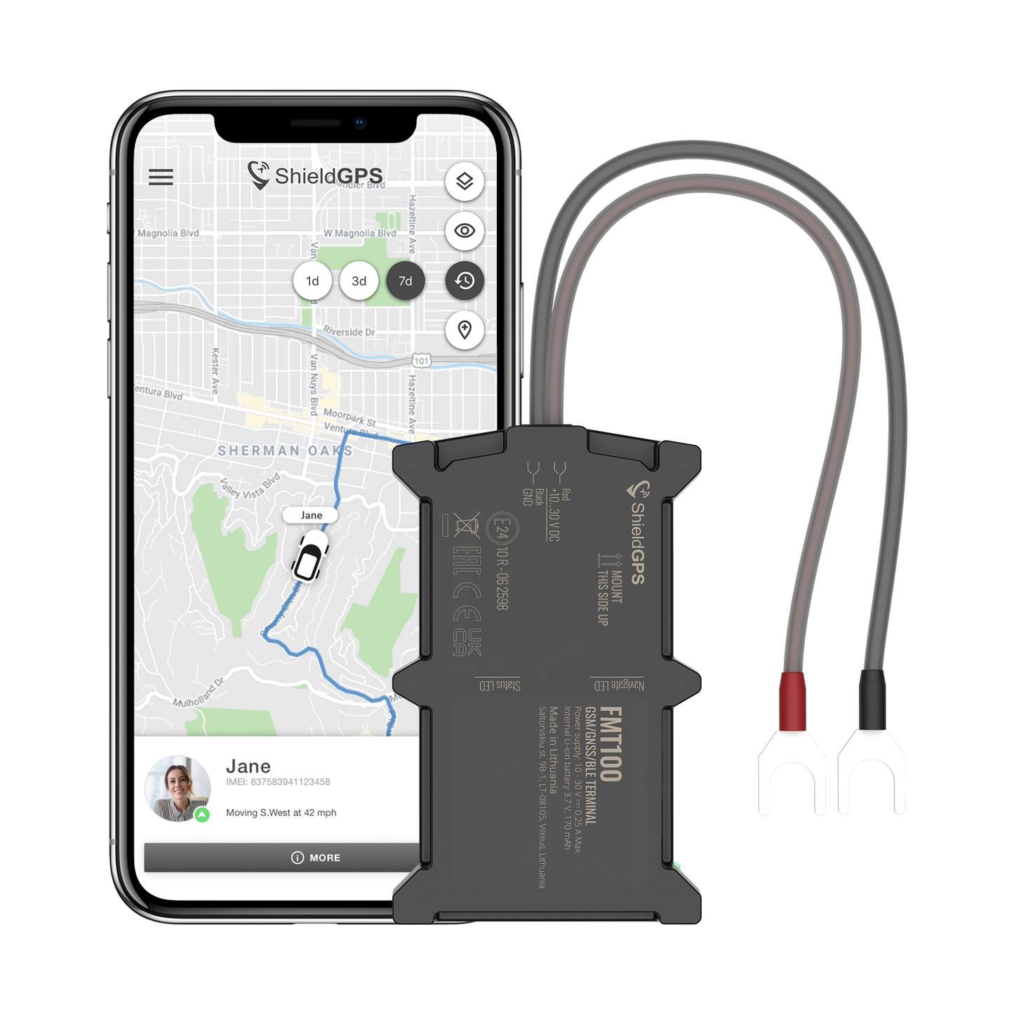 ShieldGPS FMT100 - Hard Wired 12V GPS Tracker