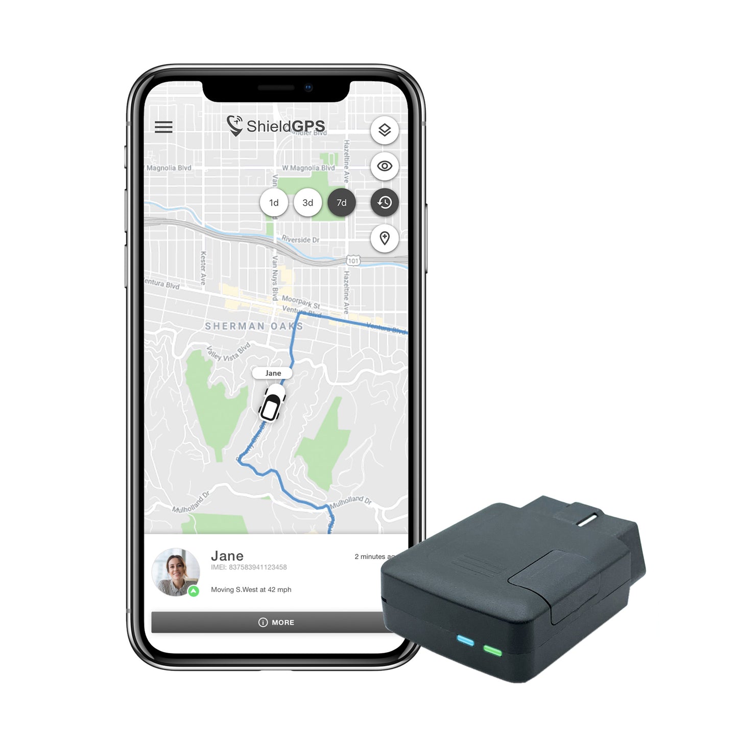 ShieldGPS VO1 - 4G OBD GPS Tracker for Cars & Vehicles